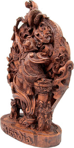进口 Aradia雕像巫术女神雕像在木饰面
