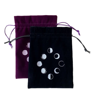能量塔罗布~13x18cm月相月食变化塔罗牌专用牌袋卡牌小物件珠宝水晶石收纳袋