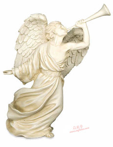 能量雕像系列~*进口天使加百列古典白色雕像 神的旨意 上帝奥秘 主回归地球
