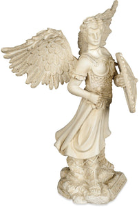 能量雕像系列~*进口米迦勒天使雕像 西方守护神 慈悲正义天使