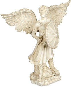 能量雕像系列~*进口米迦勒天使雕像 西方守护神 慈悲正义天使