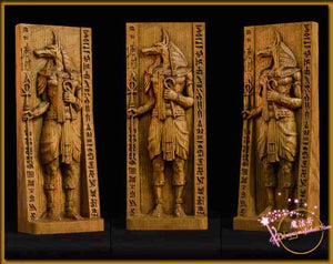 神秘学收藏~ 进口手工定制木制阿努比斯 阿努比斯雕像 埃及神