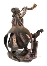 將圖片載入圖庫檢視器 北欧神海姆达尔古铜饰面塑像Heimdall
