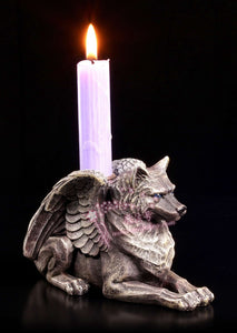 魔法烛台~神秘学收藏~能量雕像系列~*进口神兽烛台 神兽雕像 中世纪收藏
