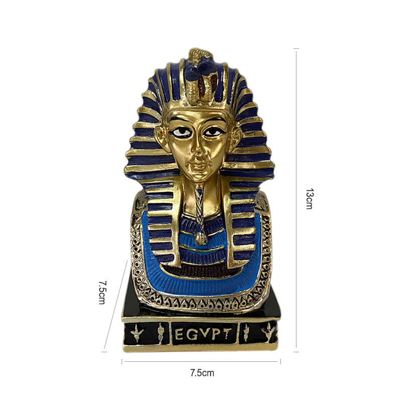 新款创意法老头树脂工艺品 埃及旅游纪念品家居装饰摆件