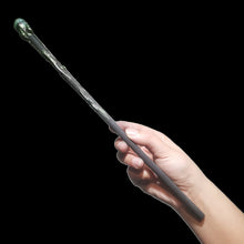 將圖片載入圖庫檢視器 FHSJP 威卡水晶魔法棒工艺品仪式道具涟漪金漆权杖  魔法杖
