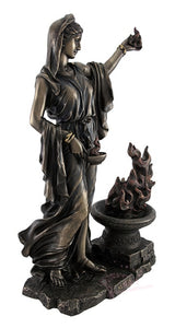 能量雕像系列~希腊女神海丝蒂娅Hestia青铜雕像罗马维斯塔