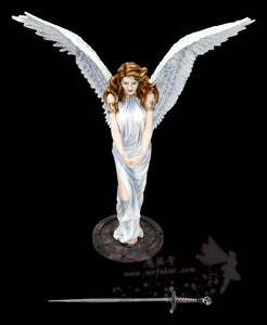 能量雕像系列~进口守护天使雕像- Azrael伊斯兰教中的死亡天使