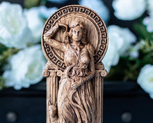 將圖片載入圖庫檢視器 能量雕像系列~进口阿耳特弥斯Artemis雕像 希腊女神手工定制木雕
