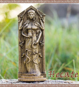 *正品 进口HEKATE手工定制赫凯特塑像 异教徒家庭祭坛异教徒女神 赫卡特