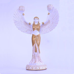埃及女神伊西斯人物雕塑摆件现代简约家居大厅装饰树脂工艺品摆设