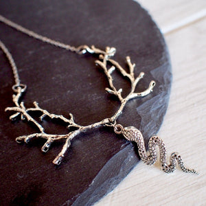 魔法威卡 合金饰品 树枝和蛇 欧美吊坠饰品