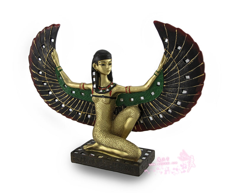 能量雕像系列~*进口有翼伊西斯埃及女神ISIS雕像 The Mother of All Goddesses