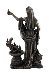 能量雕像系列~希腊女神海丝蒂娅Hestia青铜雕像罗马维斯塔