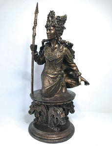 能量雕像系列~进口美国手工弗蕾亚、芙丽雅青铜雕像26厘米