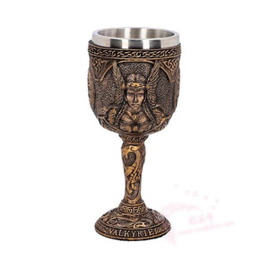 神秘学收藏~*进口中世纪魔法仪式酒杯 巫品圣杯 祭坛用品 收藏礼品杯北欧神话