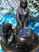 將圖片載入圖庫檢視器 能量雕像系列~*凯丽德温 青铜雕像凯尔特人的女神 Cerridwen 灵感的圣灵AWEN

