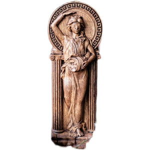 神秘学收藏~ 财富女神雕像 纯手工木雕带来财富 幸运 金钱