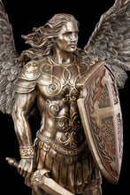 將圖片載入圖庫檢視器 能量雕像系列~*进口 青铜雕像 圣米迦勒大天使35.5厘米
