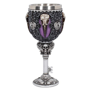 神秘学收藏~进口 埃德加的乌鸦杯-精美的哥特式收藏酒杯