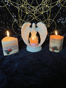 魔法烛台~塔罗占卜系列~ 大天使电子烛台 祭坛摆件 家居室内装饰品送无烟香薰蜡烛