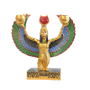 埃及女神树脂雕塑工艺品伊西斯纪念品摆件展翅跪大地造型装饰