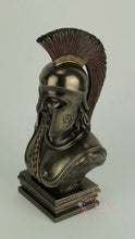 將圖片載入圖庫檢視器 能量雕像系列~科林斯头盔雕像中的霍普利特斯巴达士兵Sparta铜饰头像
