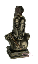 將圖片載入圖庫檢視器 能量雕像系列~科林斯头盔雕像中的霍普利特斯巴达士兵Sparta铜饰头像
