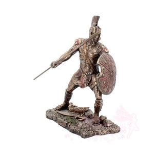 能量雕像系列~进口Achilleus 阿基里斯战士雕像25.5厘米 特洛伊希腊英雄