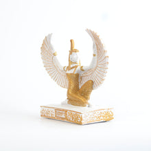 將圖片載入圖庫檢視器 埃及女神树脂雕塑工艺品伊西斯纪念品摆件展翅跪大地造型装饰

