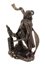 將圖片載入圖庫檢視器 北欧神海姆达尔古铜饰面塑像Heimdall
