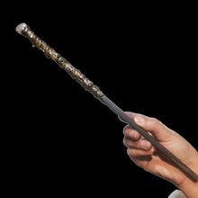 將圖片載入圖庫檢視器 FHSJP 威卡水晶魔法棒工艺品仪式道具涟漪金漆权杖  魔法杖
