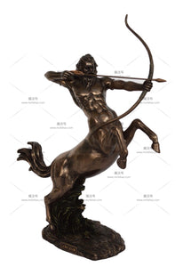 能量雕像系列~进口半人马冷铸青铜树脂雕像-半人半马Kentauros神话手工制作