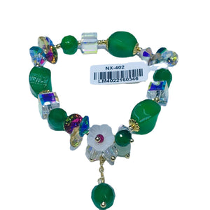 能量水晶手链 项链 进口巴西绿玛瑙时尚手链