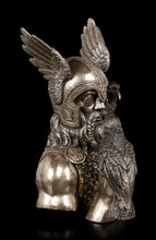 將圖片載入圖庫檢視器 能量雕像系列~*进口奥丁·北欧神与乌鸦雕像odin神像
