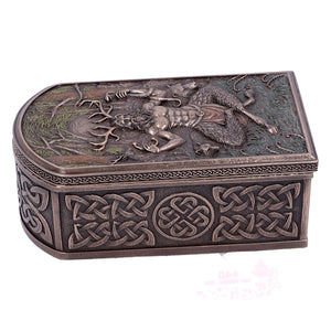 神秘学收藏~*美国进口角神塞尔努诺斯的秘密15.5厘米收藏盒 珍藏盒 异教摆设