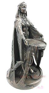 能量雕像系列~*美国进口女神青铜雕像Danu带来知识、智慧、财富和富足