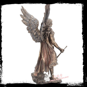 能量雕像系列~*进口加百列青铜雕像 神秘学中以加百列为司转生的天使33CM