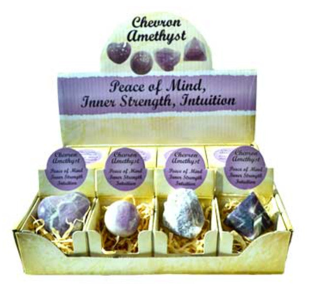 *美国进口12个紫水晶珍藏礼盒-心灵的宁静 繁荣 内在的力量 直觉