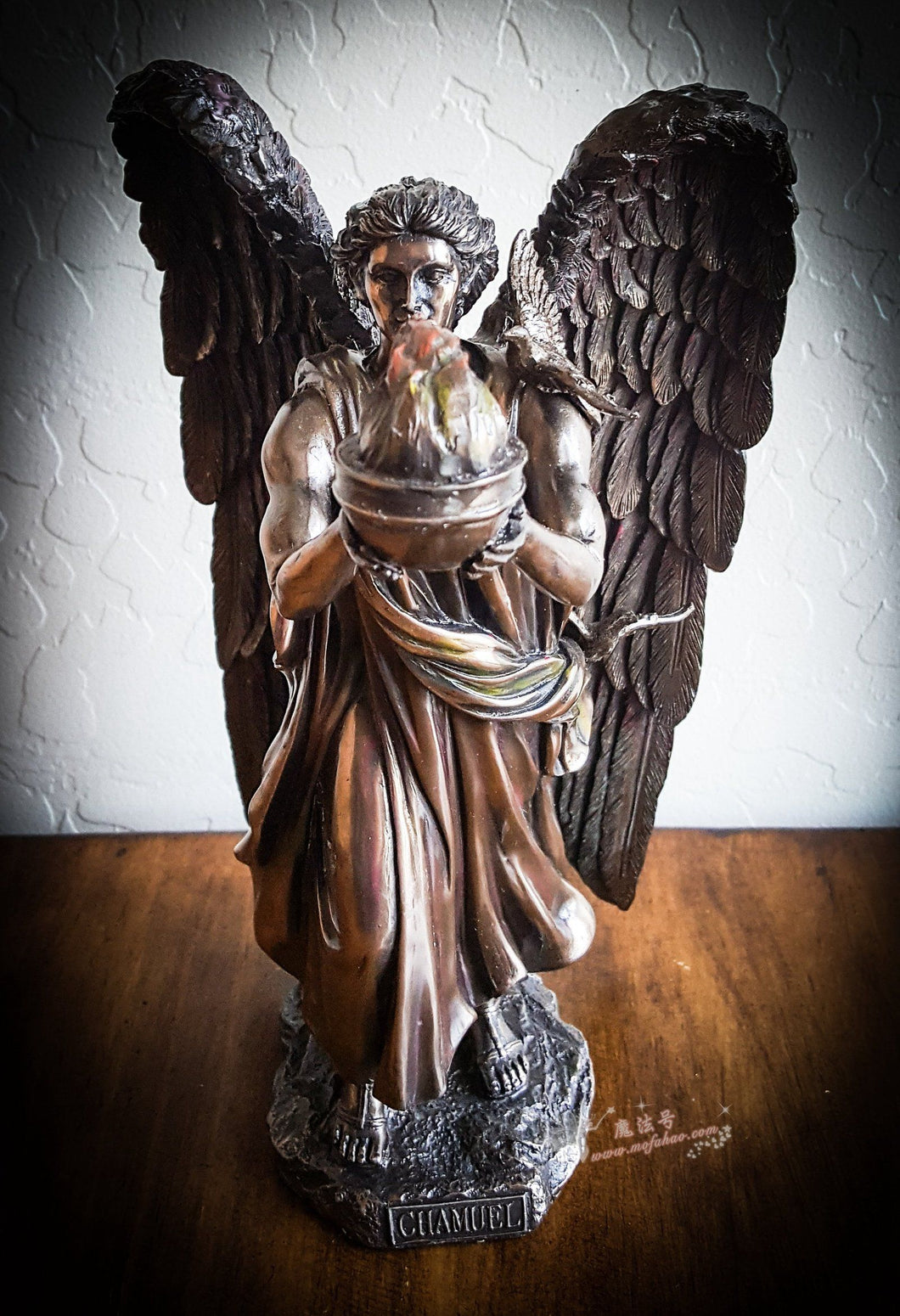 能量雕像系列~*大天使卡麦尔 明确目标 带来和平 修复人际关系 堕落天使雕像