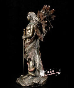 能量雕像系列~*美国进口梅塔特隆天使青铜雕像Metatron六翼天使雕像保护辟邪现货