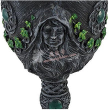 將圖片載入圖庫檢視器 *中世纪文艺复兴12盎司三月女神酒杯（少女/母亲/老妇绿）三女神杯
