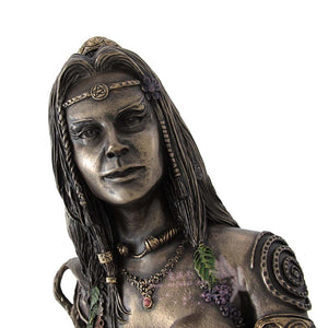能量雕像系列~*新凯尔特人女神-地球母亲danu的半身铜像雕塑雕像