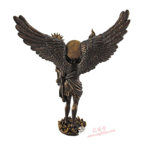 能量雕像系列~*进口 大天使乌列尔青铜树脂雕像 能量摆件 神之光 智天使