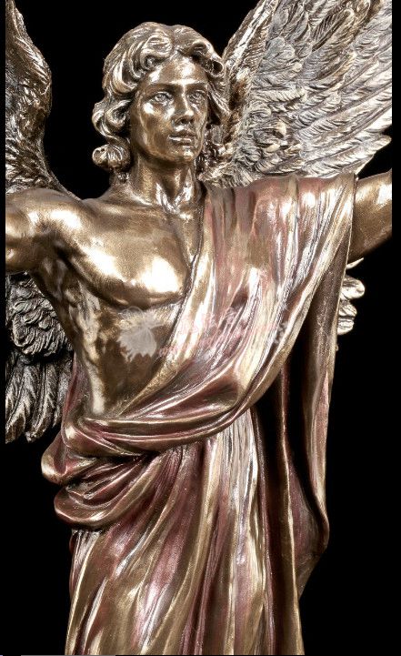 能量雕像系列~*进口梅塔特隆天使青铜雕像 Metatron天使 四大天使
