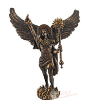 將圖片載入圖庫檢視器 能量雕像系列~*进口 大天使乌列尔青铜树脂雕像 能量摆件 神之光 智天使
