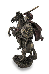 神秘学收藏~能量雕像系列~*进口北欧神话雕像 骑马亚力山大 家居装饰 维京收藏