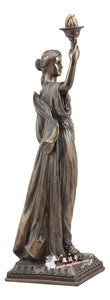 能量雕像系列~*进口希腊罗马健康女神艾哈克丽亚雕像 健康守护神 疗愈神心神像