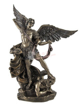 將圖片載入圖庫檢視器 能量雕像系列~*进口大天使米迦勒Michael雕像 冷铸青铜 天使保护 天使疗愈
