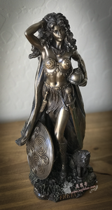 能量雕像系列~北欧女神弗蕾亚古铜树脂雕像
